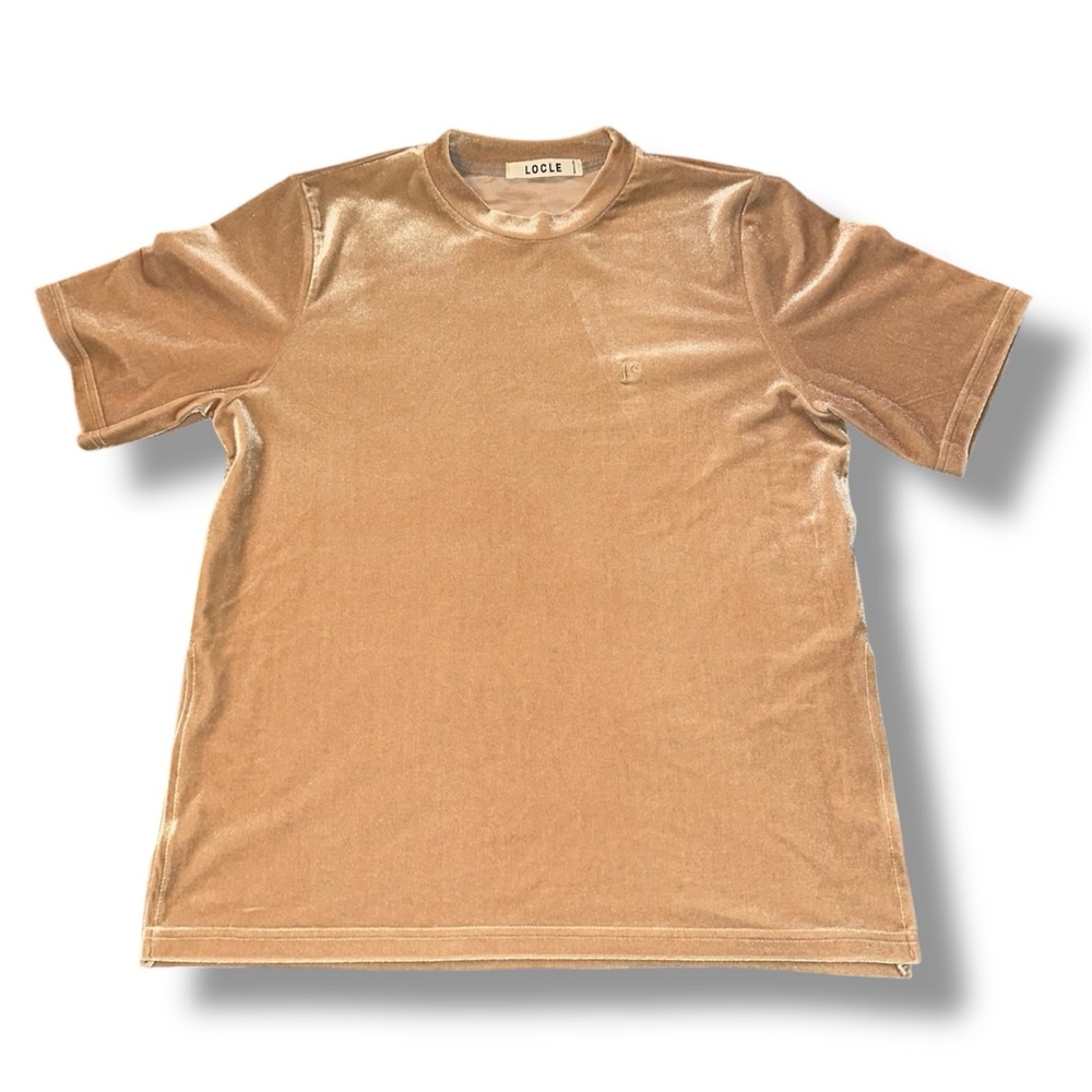 Low Classic Korean Designer Short Sleeve Velvet Top